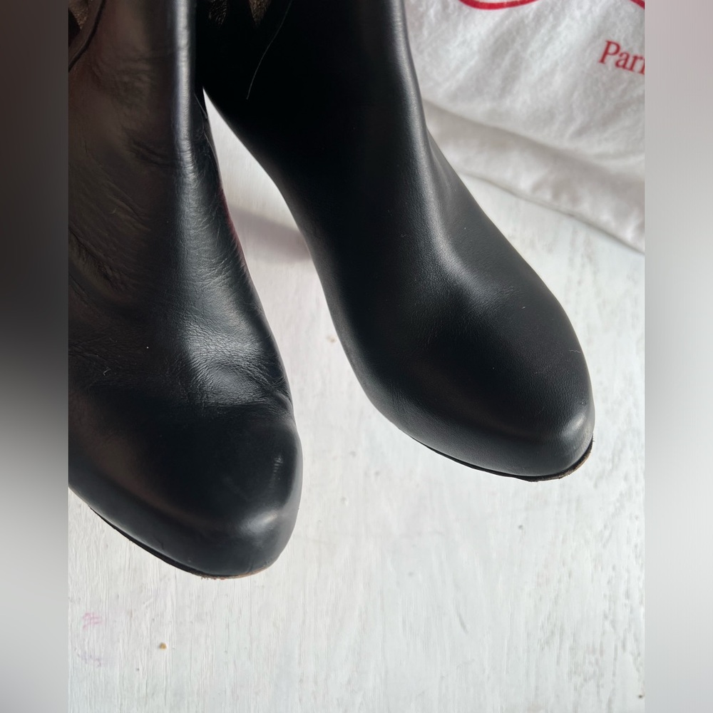 Louboutin heeled boots size 38.5 - Picture 3 of 8